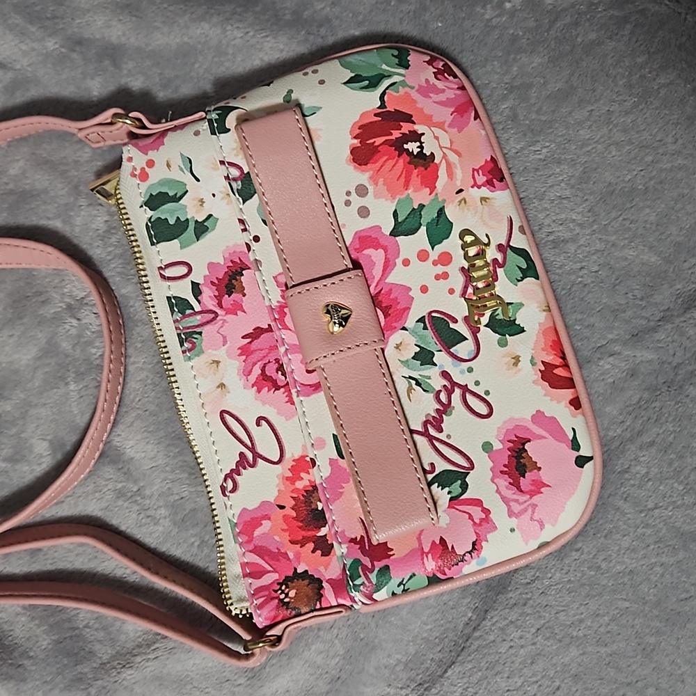 Juicy Couture Crossbody Floral EUC